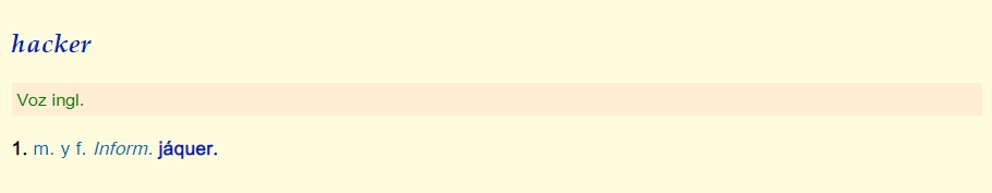 Definición de hacker según la RAE